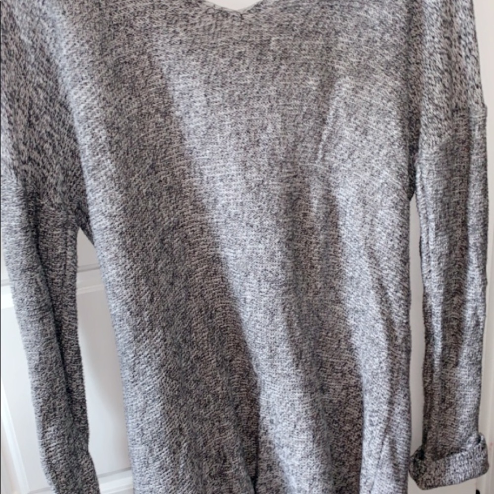 Gray sweater